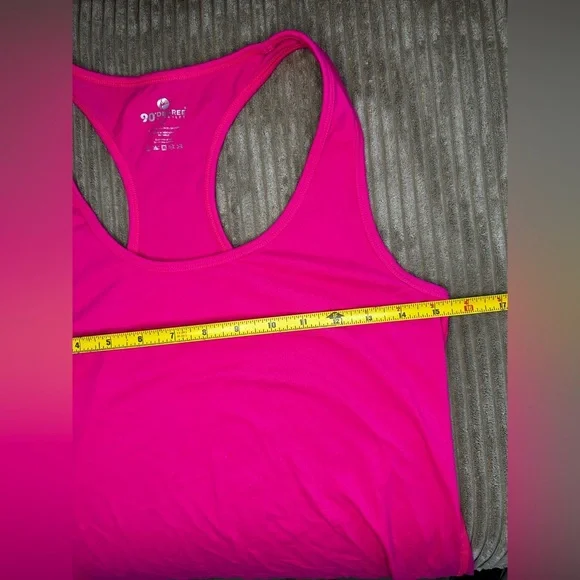 Women’s Pink 20 Degree Key Hole Tank Top Work Out Gym Athletic Active Wear XL - Picture 6 of 8